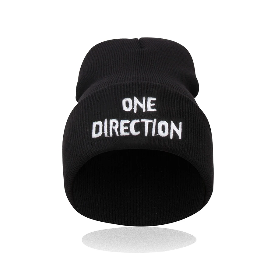 2016 Зимняя Шапка Женская ONE DIRECTION Хлопок Hat Шапочки Для Мужчин Женщины Cap Bonnet Gorro