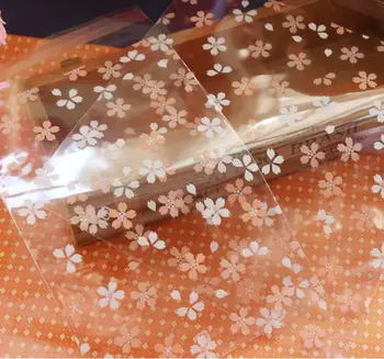 

100 pcs Flower Style Candy Bags,Self-adhesive Plastic Bags,Baking Package Bags,Small Jewelry or Accessories Packaging Bags