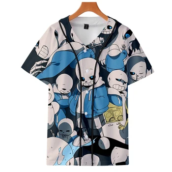 

UNDERTALE Game 3D Print Short Sleeve Thin Jacket Men/Women Spring Summer Casual Fashion Comfortable Baseball Jacket Hot Sale