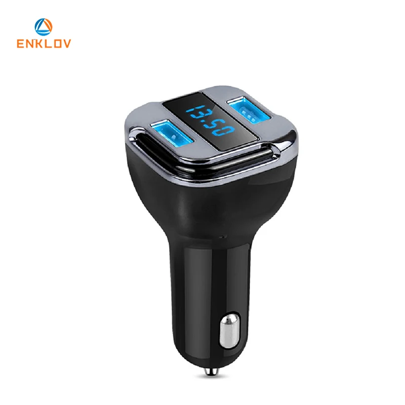 ENKLOV EC8 Car MP3 Player Wireless Bluetooth FM Transmitter Charger