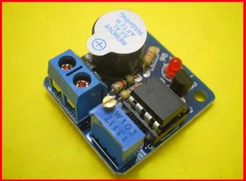 

FREE Shipping!!! 10pcs 9V/12V battery against excessive discharge/sound and light alarm protection boardt / Electronic Component