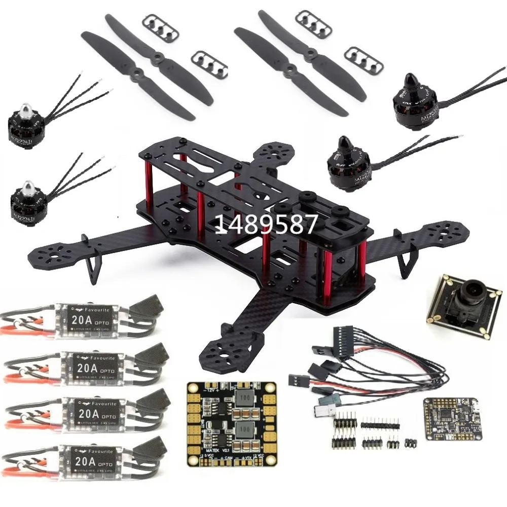 RC Plane QAV250 углеродное волокно 4-осевая рамка F3/F4 Acro MT2206 1500kv motor 20A ESC для | Игрушки и