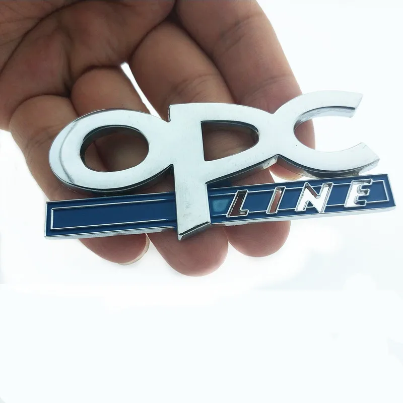 3D металлический OPC линия эмблема автомобиля боковое крыло задний значок наклейка
