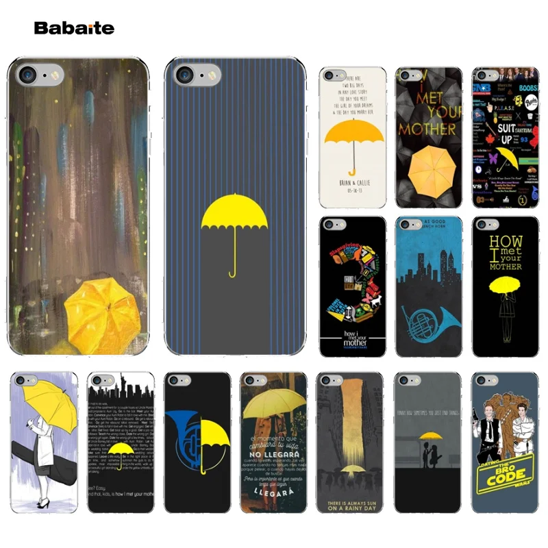 

Babaite HIMYM How I Met Your Mother Transparent Cell Phone Case for iPhone X XS MAX 6 6s 7 7plus 8 8Plus 5 5S SE XR