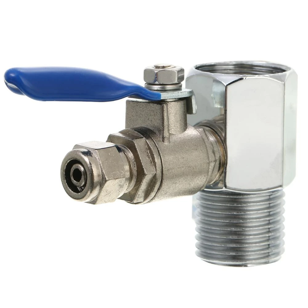 1pcs Ro Feed Water Adapter 1 2 To 1 4 Ball Valve Tee Connector Valve Faucet Tap Plumbing Tool Valve Aliexpress