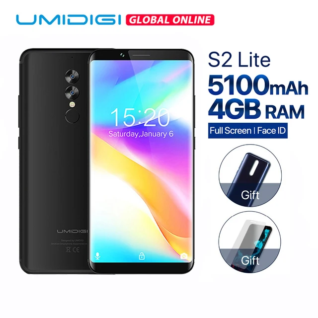 Cheap Original UMIDIGI S2 Lite 6.0" 18:9 Full sreen Smartphone Android 7.0 4GB+32GB Mobile Phone 5100mAh 16MP Dual Cam 4G cell phones Cheap Original UMIDIGI S2 Lite 6.0" 18:9 Full sreen Smartphone Android 7.0 4GB+32GB Mobile Phone 5100mAh 16MP Dual Cam 4G cell phones