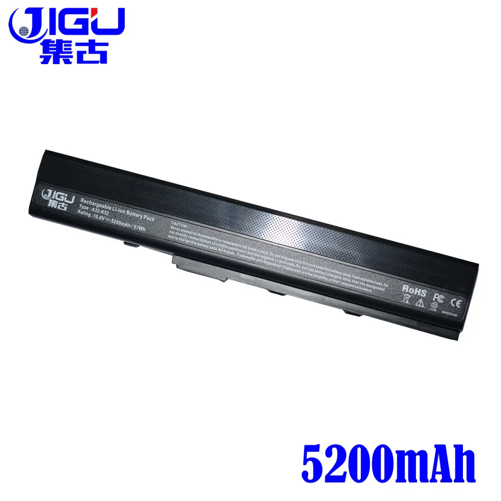 JIGU Высокое качество Аккумулятор для ноутбука ASUS K52J K52JB K52JC K52JE K52JK K52JR K52N K52D K52DE K52DR K52F K62 K62F K62J K62JR N82