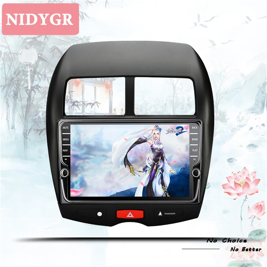 Sale IPS android 9.1 car dvd player gps navigation for Mitsubishi ASX 2011-2019 car radio stereo dvd Tape Recorder System DSP 0