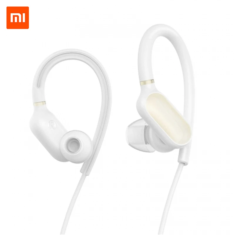 Оригинальная Спортивная bluetooth-гарнитура Xiaomi Mini Bluetooth 4,1, Беспроводная музыкальная Спортивная гарнитура с микрофоном, водонепроницаемая, устойчивая к поту для смартфона - Цвет: white