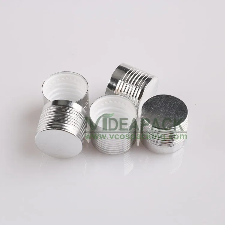 Tampa do Frasco Tampa de Garrafa de Óleo Tampa de Alumínio Tampa de Rosca Padrão Essencial Preto Prata Ouro 100pcs18mm - 4 Cheap Garrafas reutilizáveis