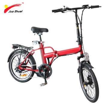 

JS New 20" 250W Folding Electric Bicycle with Brushless Motor 36V10Ah Lithium Battery Wheel Mini Folding Car Scooter Motorcycle