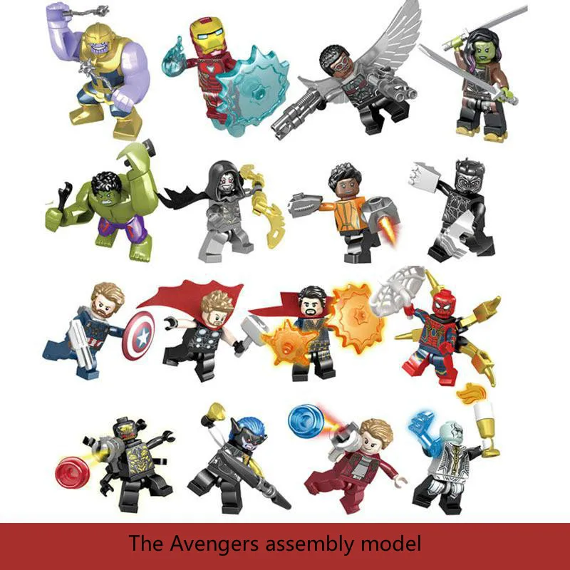 

Selling The Avengers 3 Unlimited War 16 Style Kid Combines To Destroy Hulk U.s. Captain Building Blocks Educational Toys