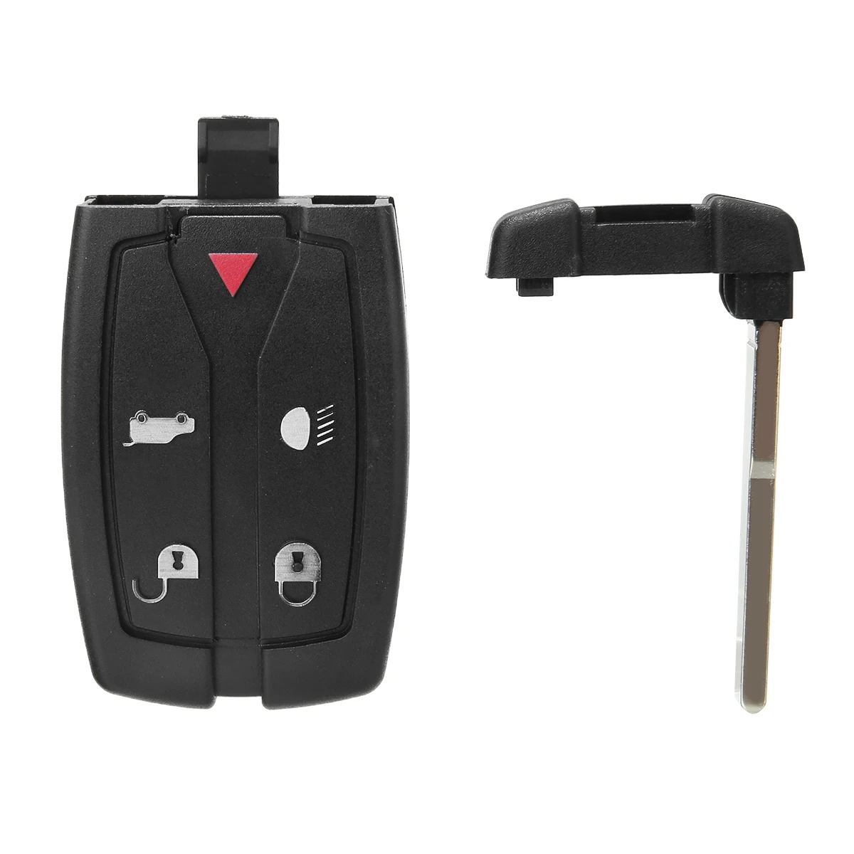 5 Button Remote Key Fob Case Shell+Key Blade Dedicated Replacement Car Key Cover Protector For Land Rover Freelander 2