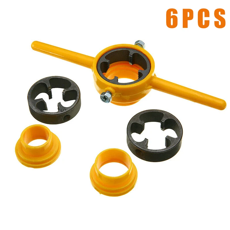 

PVC Thread Maker Yellow Pipe Threader Tool Set 1/2" 3/4" 1" NPT Tube 2019 New #5