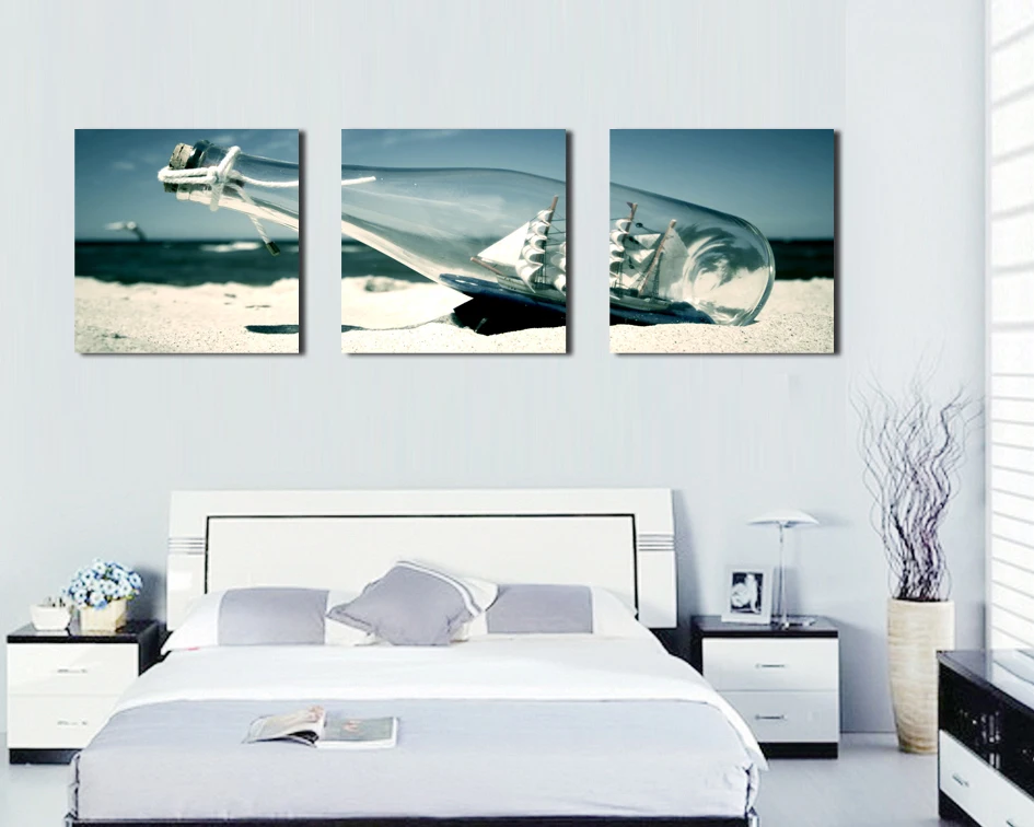 3 Panels Home Decoration Living Room Painting HD Wall Art Picture On