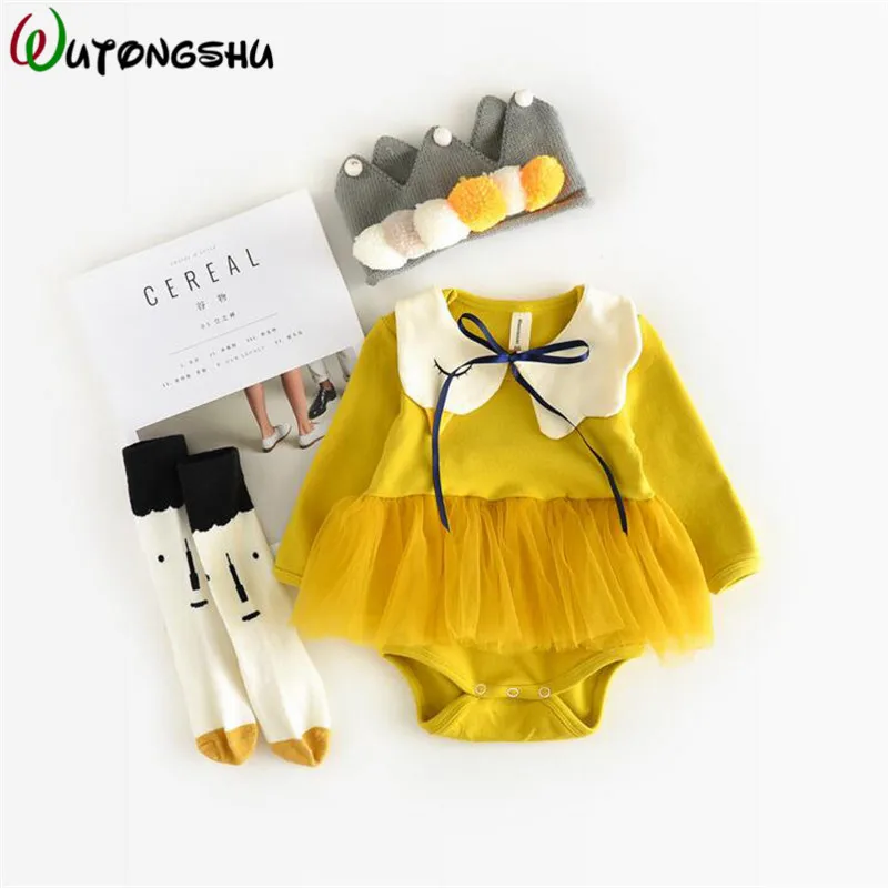 Recién Nacido bebé niña niños niño Niñas Ropa de manga larga de invierno mameluco otoño bebé mono enterizo Braga Ropa de Bebe