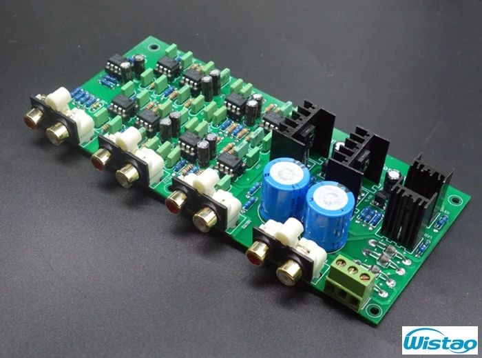 Hi Fi электронный 3 полосный кроссовер PCBA ClassA Power Linkwitz Riley 6 канальный Кроссовер