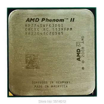 

MD Phenom II X3 740 Black Edition 3.0 GHz Three-Core CPU Processor HDZ740WFK3DGI Socket AM3