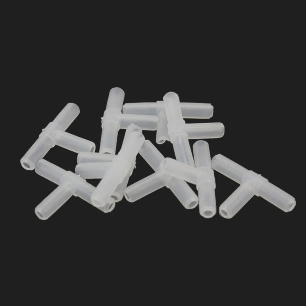 

Plastic Aquarium Tank 3-Way Airline Tube Hose Connector Adapter 4mm Tubing oxygen Pump Pipe joint Splitter trachea Fitting Part