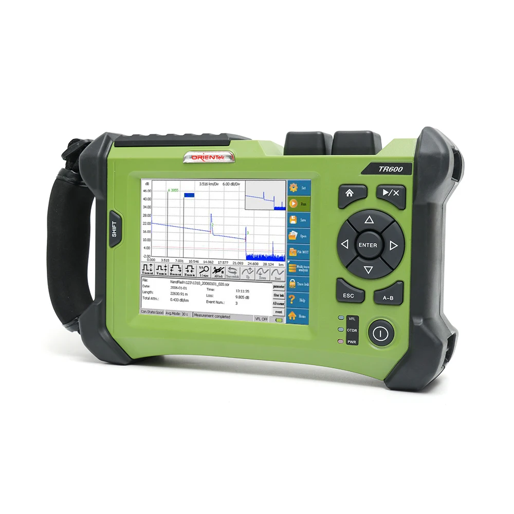 Английский рефлектометр SM 1310/1550nm Orientek SV20A испанский язык OTDR тестер с VFL функция FedEx