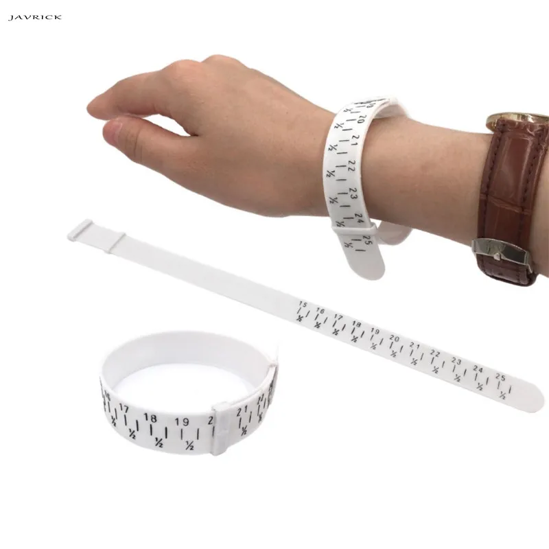

Bracelet Sizer Plastic Wristband Measuring Tool Bangle Jewelry Making Gauge Hand Jewelry Measuring Tool