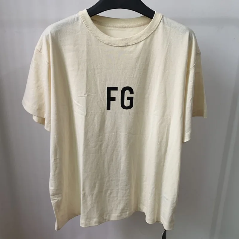FG письмо шестой сезон ограниченная основная линия футболка с короткими рукавами ins свободная нижняя рубашка хип-хоп футболка стиль
