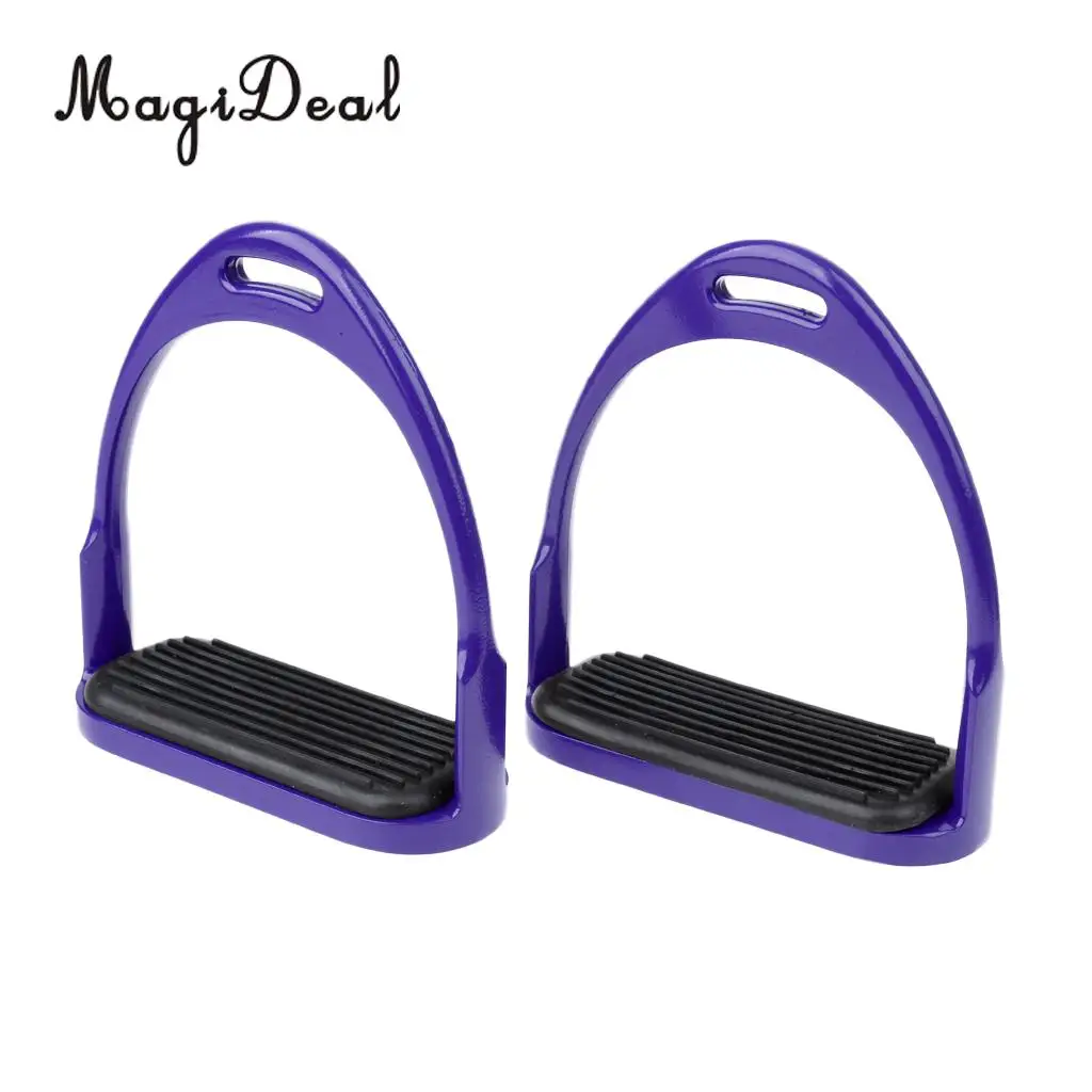 MagiDeal Stirrup Horse Riding Equestrian Lightweight Aluminum Stirrups