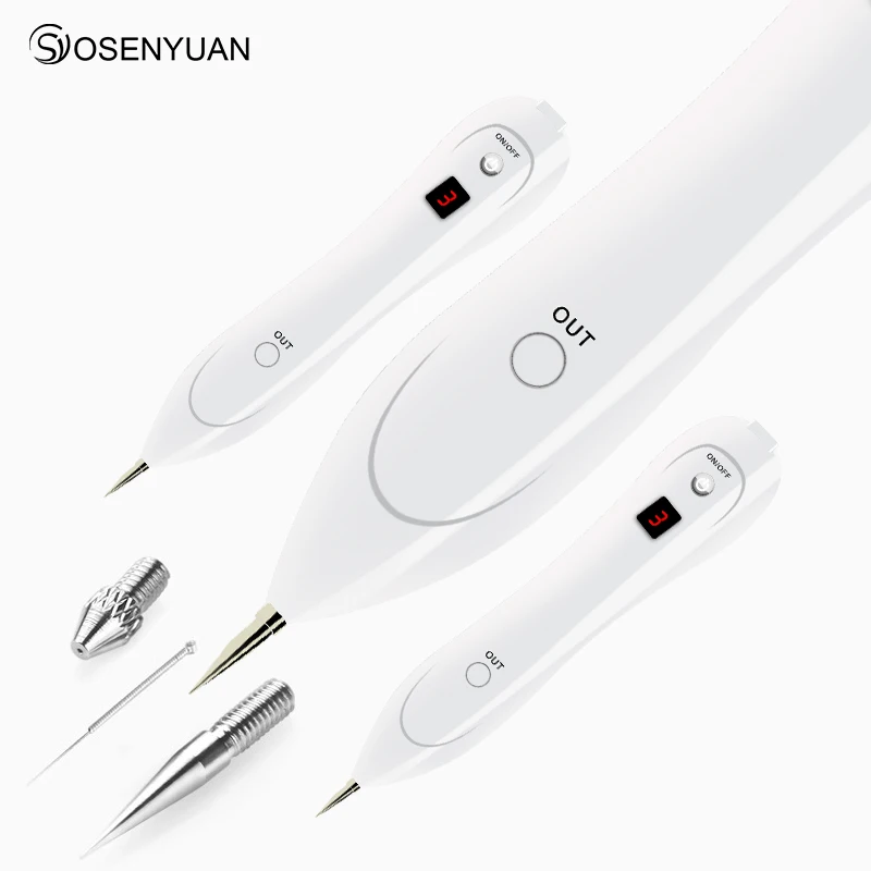

Hot Blakchead Removers Mole Tattoo Freckle Removal Pen LCD Sweep Spot Mole Removing Wart Corns Dark Spot Safe Beauty Machine