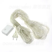 FedEx 50 шт. 1.5*1.5 м 96 Бусины 8 отображает США Plug 110 В сад Рождество украшения led фея Чистая огни Строка Лампы для мотоциклов