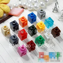 Элементы, детали из кирпича, 87087, модифицированный кирпич, 1х1, со шпилькой на 1 стороне, классический кусок, строительный блок, игрушка, аксессуар, Bricklink 075