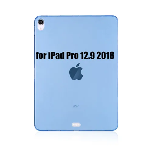 Прозрачный чехол для iPad Pro 12,9 чехол, GOLP ультра тонкий мягкий ТПУ чехол для iPad Pro 11 чехол - Цвет: Blue-12