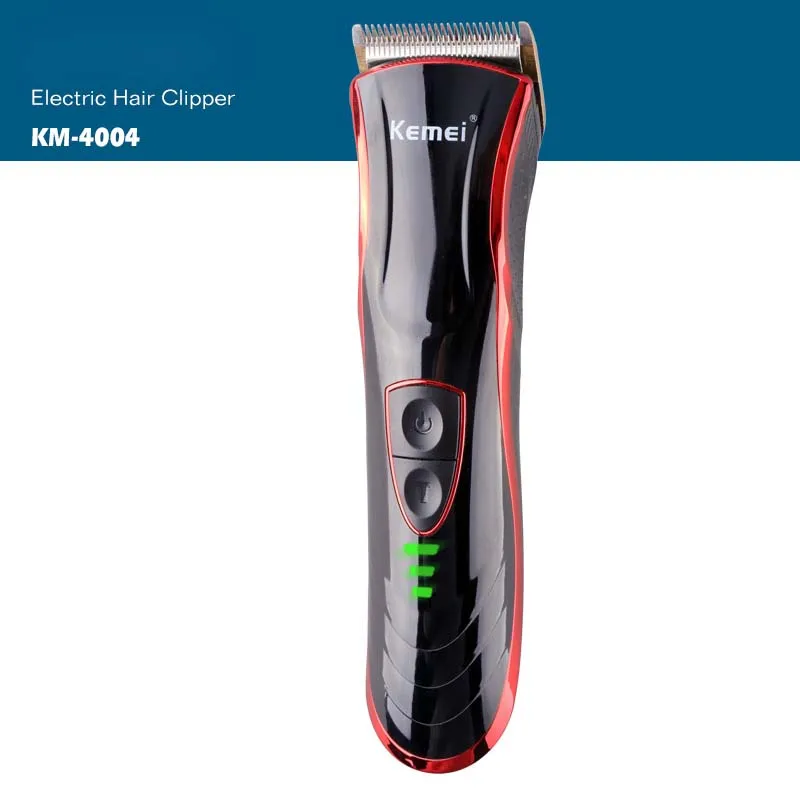 

Kemei KM-4004 hair cutting tools men's professional electric hair clippers hair trimmer Gift