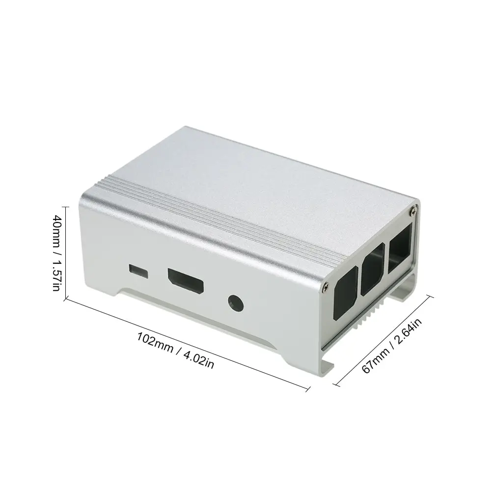 Защитный чехол из алюминиевого сплава для Pi 3 корпус коробка для Pi 3, Pi 2 и B+ с охлаждающим вентилятором