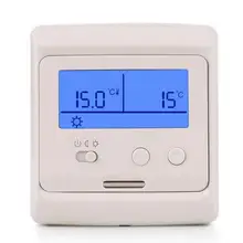 Сантехнический клапан терморегулирования ЖК-панель контроля температуры программируемый нагрев воды Интеллектуальный термостат контроллер