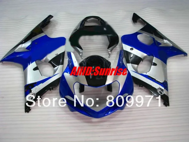 

S355 Hi-grade silver blk blue full Fairing for SUZUKI GSXR1000 2000 2001 2002 GSX-R1000 00-02 GSXR1000 K2 00 01 02
