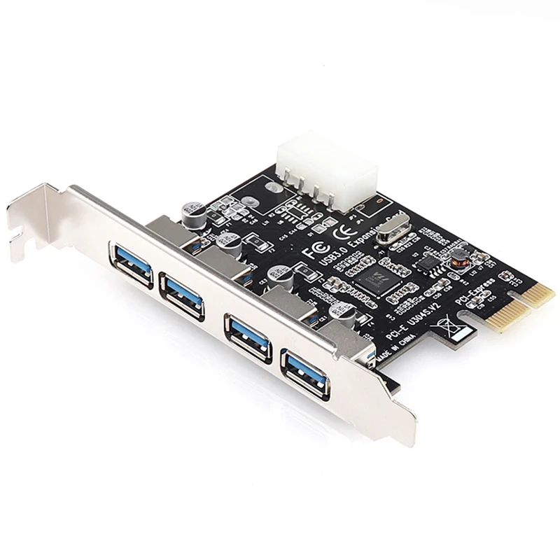 4 порта Usb 3,0 Pci-E карта расширения Pci Express Pcie Usb 3,0 концентратор адаптер 4-портовый Usb3.0 контроллер Usb 3 0 Pci E Pcie экспресс