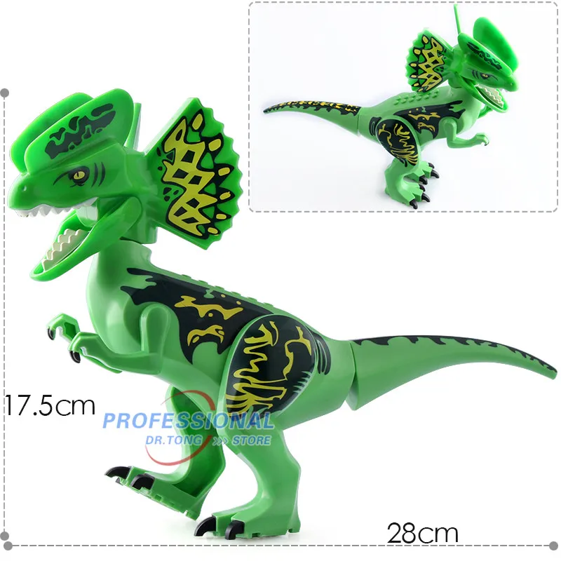 

DR.TONG 10pcs/lot Model Dino World Dinosaur Bricks Building Blocks Super Heroes Action Bricks Toys Childrens Toys Gifts KR09