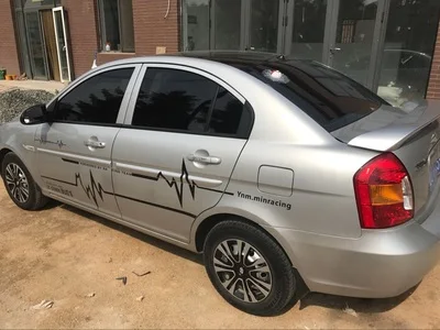 Неокрашенный задний спойлер Osmrk для багажника из АБС пластика Hyundai accent solaris|rear