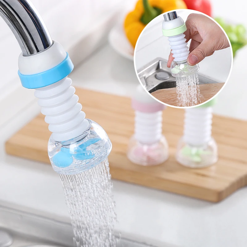 

Faucet Extenders Splash-proof kitchen faucet Tap Water Filter Rotatable Elastic