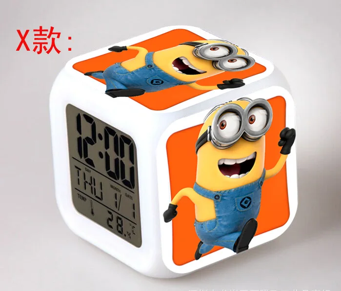 despicable me minions bedroom clock digital led 7 color flash change night light alarm clocks reloj despertador in alarm clocks from home garden on - Bedroom Clock despicable me minions bedroom clock digital led 7 color flash change night light alarm clocks reloj despertador in alarm clocks from home garden on - Bedroom Clock