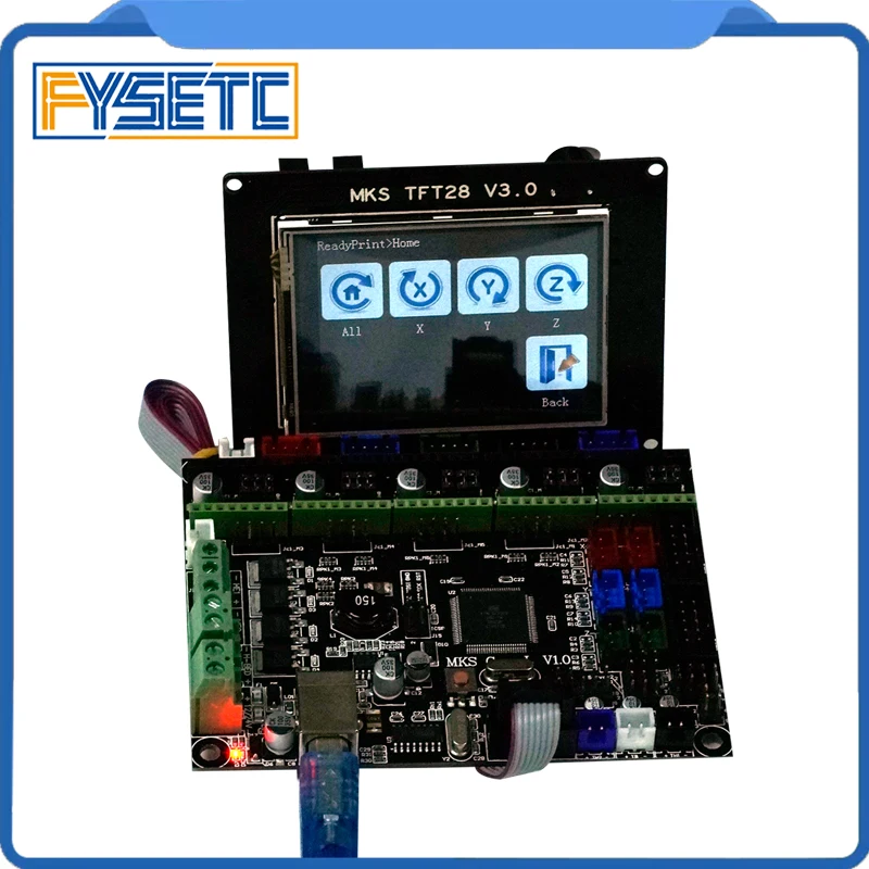 Ген L V1.0 Встроенная Материнская плата Gen v1.0 Совместимость Ramps1.4/Mega2560 R3 + TFT28 Цвет