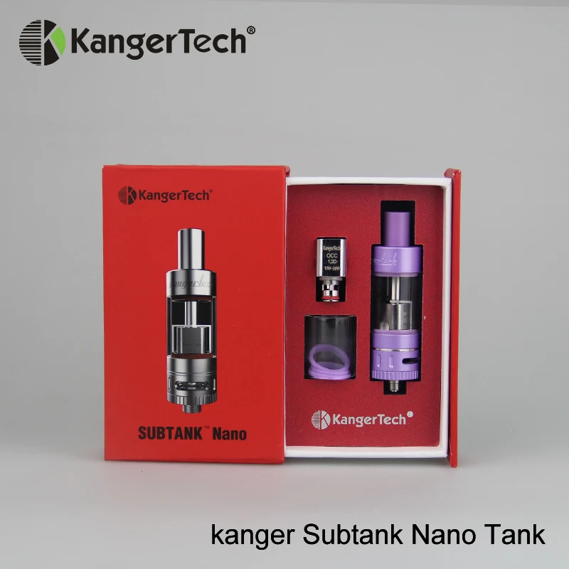 

Original Kangertech Subtank Nano Vaporizer Electronic Cigarette 3ml Atomizer Sub Ohm Vape Tank Fit Evic VTC Mini Hookah