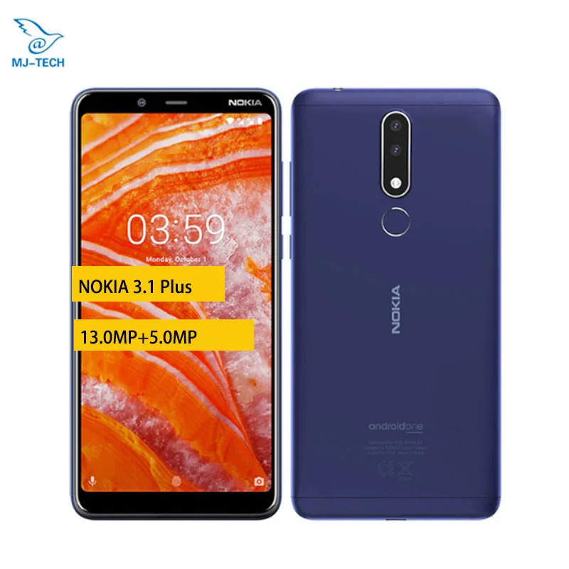 NOKIA 3 1 Plus 3g 32G смартфон 6 0 &quotHelio P22 Восьмиядерный Android 8 OS 13MP 4G FDD мобильный
