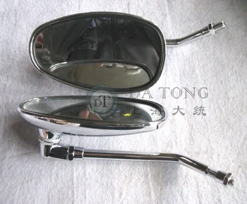 

(1pair/lot) High Quality Mirror set 10mm Lh Thread For Chinese Scooter Honda Yamaha Kawasaki Vespa Suzuki ATV Moped Spare Part