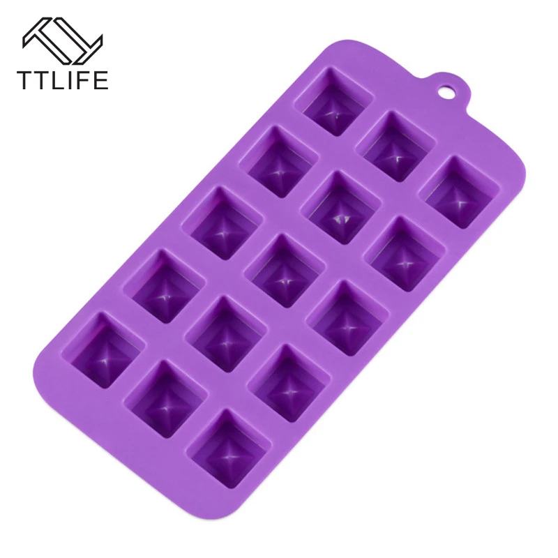 TTLIFE Силиконовый поднос для кубиков льда форма шоколадного печенья помадка желе