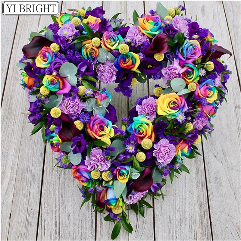 

Diamond Painting Flower Picture Of Rhinestone Mosaic Diamond Embroidery Full Kit Sale Needle Arts & Craft Home Decor XY1