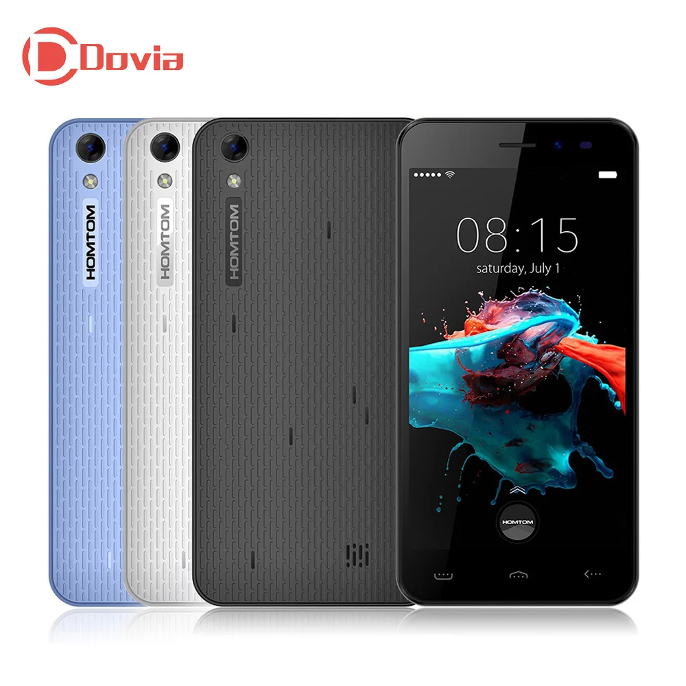 Clearance Homtom HT16 5.0 inch Smartphone MT6580 Quad Core Android 6.0 1GB RAM 8GB ROM 3000mAh 8MP 3G WCDMA Mobile Phone