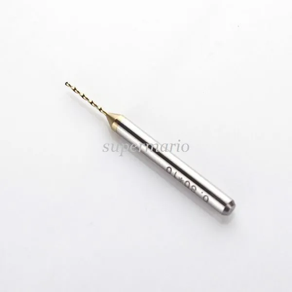 1x Titanium Nitride Coated Carbide PCB Dremel Jewelry CNC Drill Bits