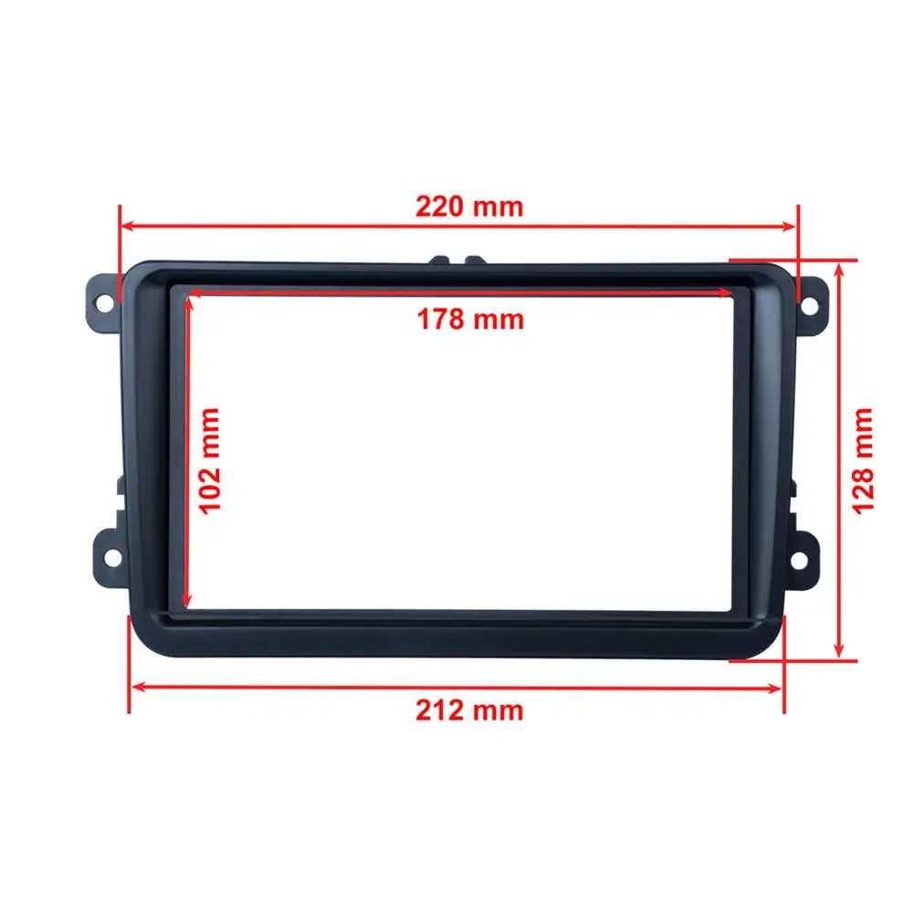 7 дюймов двухшпиндельный автомобильный MP5 Монтажные Аксессуары Универсальный для 178*102 мм мультимедиа плеер радио Media Player Caddy пройти рамки