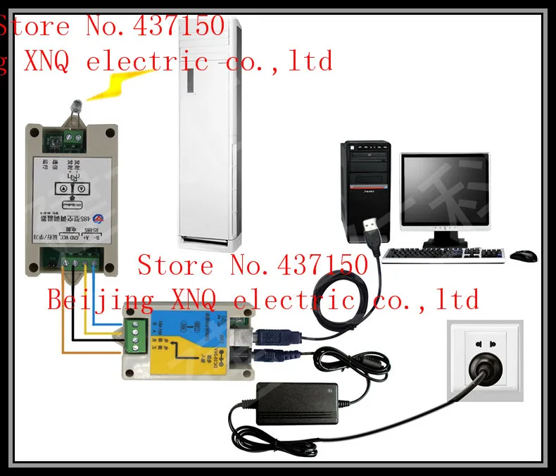 485 кондиционер термостат Modbus протокол обучения инфракрасный кондиционер Контроллер промышленный кондиционер датчик